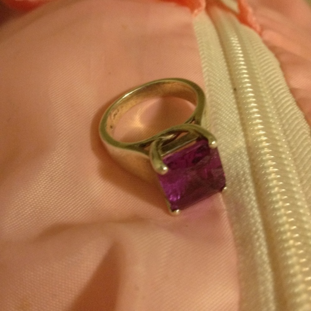 9.25 silver ring with real 🪨